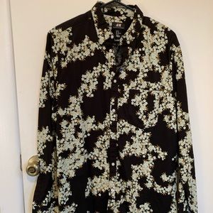 H&M Floral Button-Down